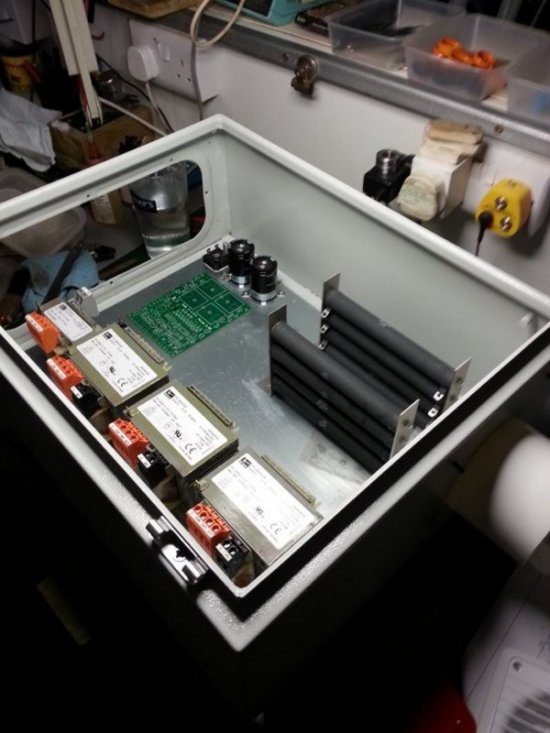 In the box with extraction fan
