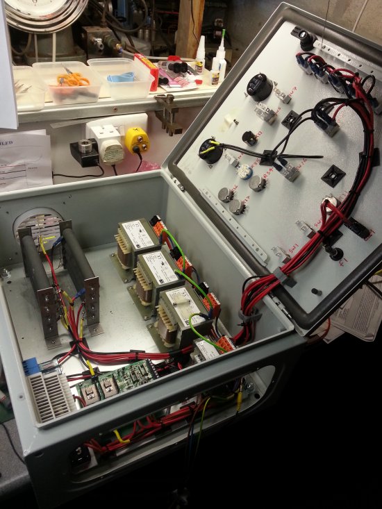 Power supply - Power wiring finished