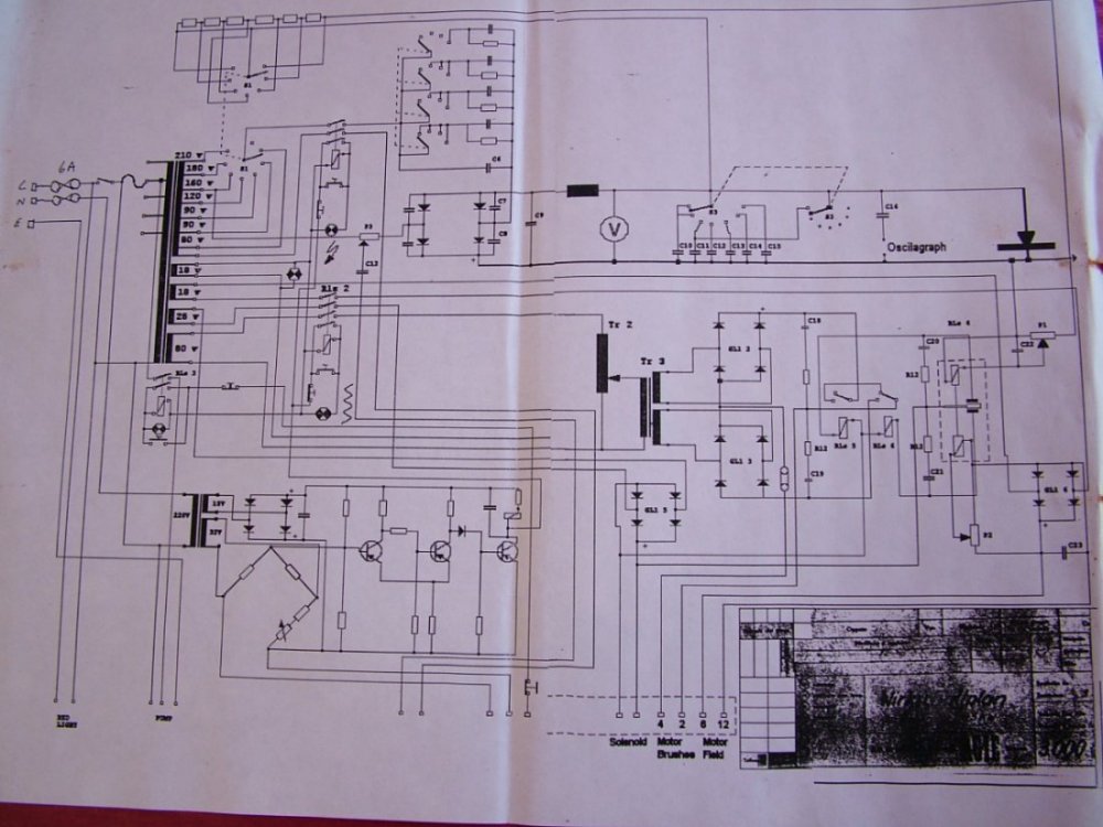 Agie Power supply circuit